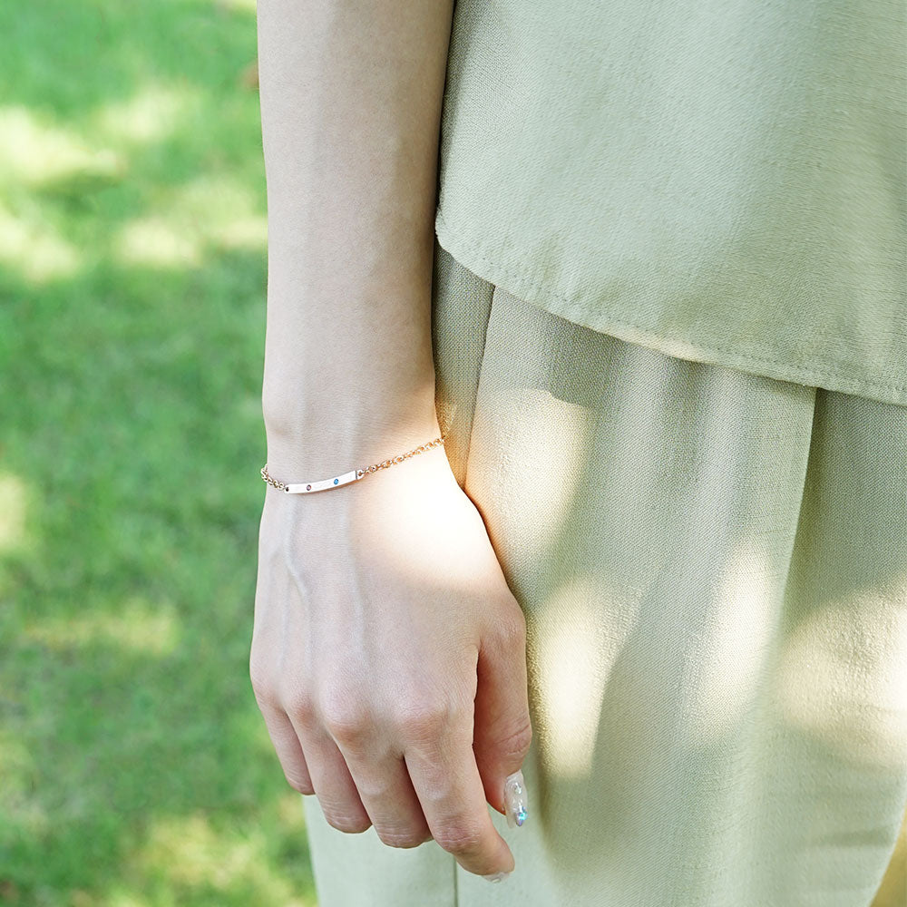 Alavel Choice of birthstone chain bracelet TWWA APB0116