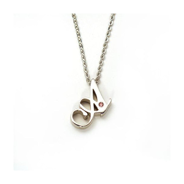 Alavel Choice of birthstone necklace with initials APZ9003